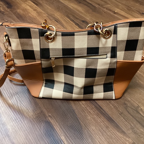 Fashion checkered purse or bag - Mia K. Collection (+ free purse/bag) - Picture 2 of 13